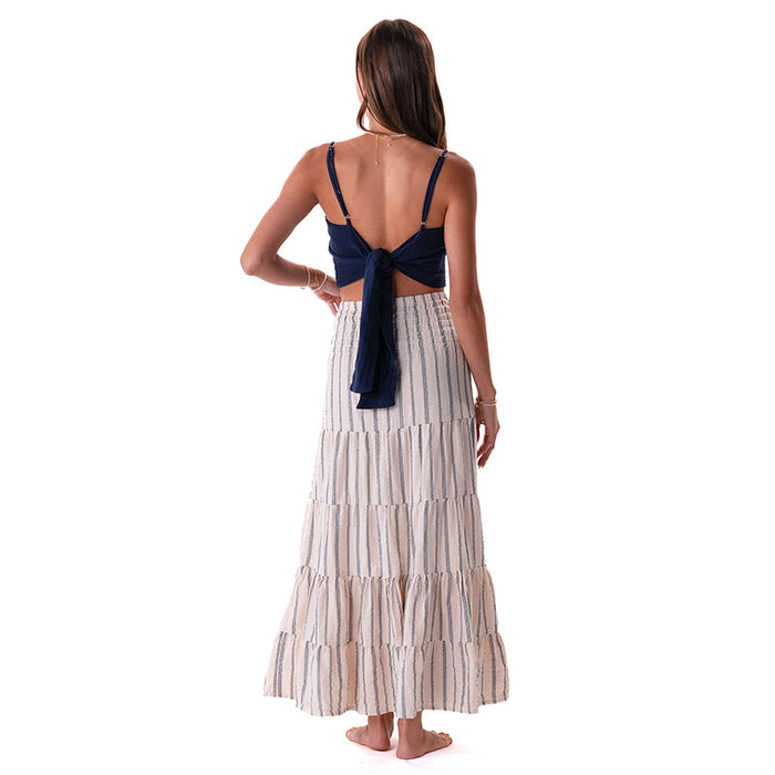Sailor Stripe Sundrift Skirt, back