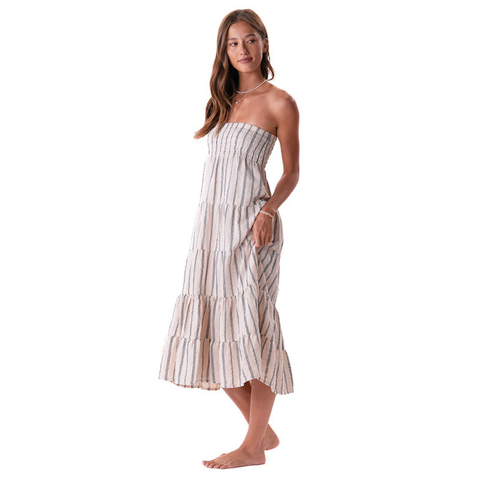 Sailor Stripe Sundrift Skirt, side as a dress