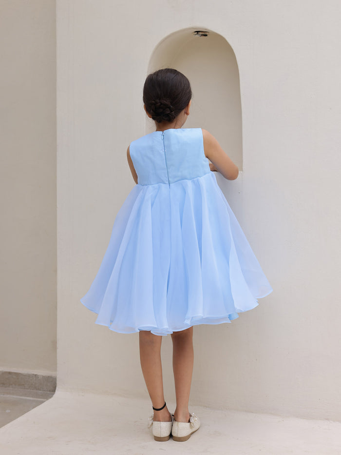 Sale Elysian Blue Bow Dress