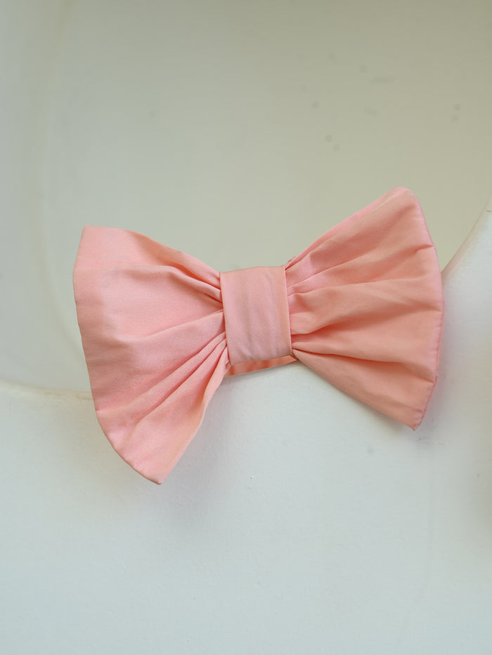 Sale New Born Peach Taffeta Ruffle Dress without set