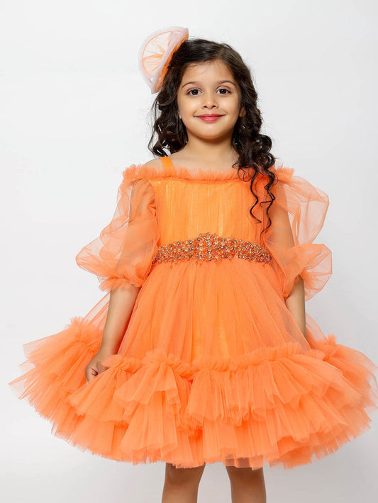 Sample JANYAS CLOSET Hadley Dress With Embroidered Waist