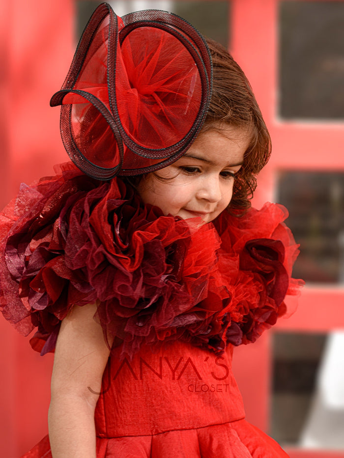 Sample Shaded Red Couture Gown