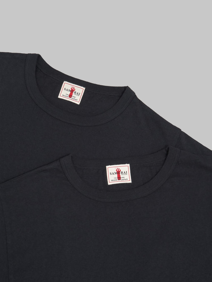 Samurai jeans crew neck tubular tshirt black pack