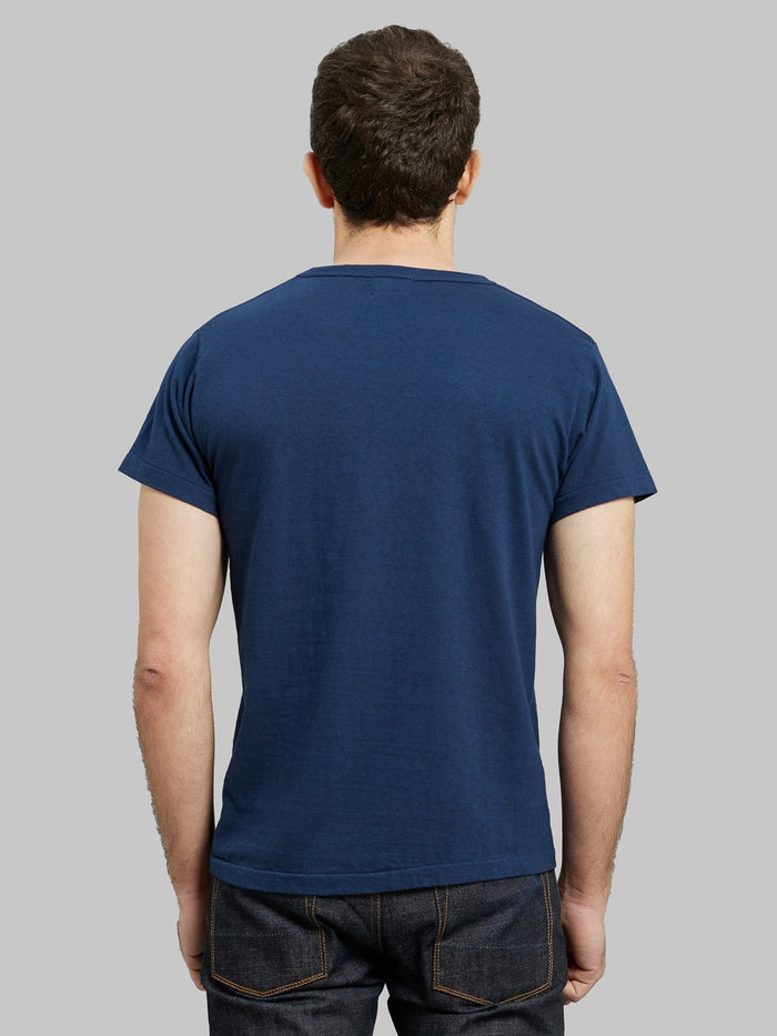 Samurai Jeans crew Tubular Navy TShirt 2 Pack back fit