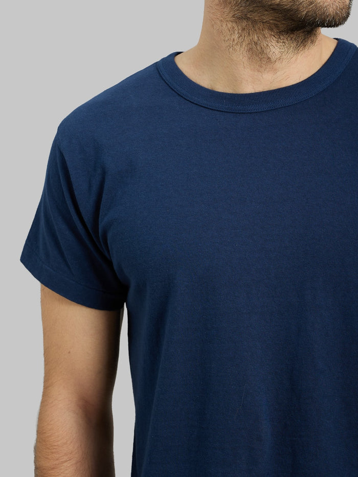 Samurai Jeans crew Tubular Navy TShirt 2 Pack chest