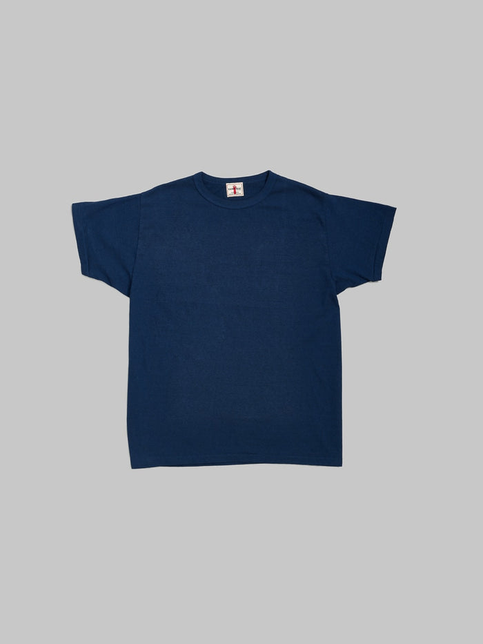 Samurai Jeans crew Tubular Navy TShirt 2 Pack front