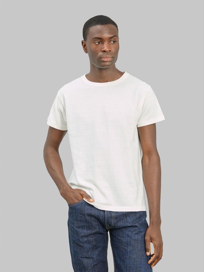 Samurai Jeans SJ2PST-CREW Tubular White T-Shirt (2 Pack) - Redcast Heritage Co.