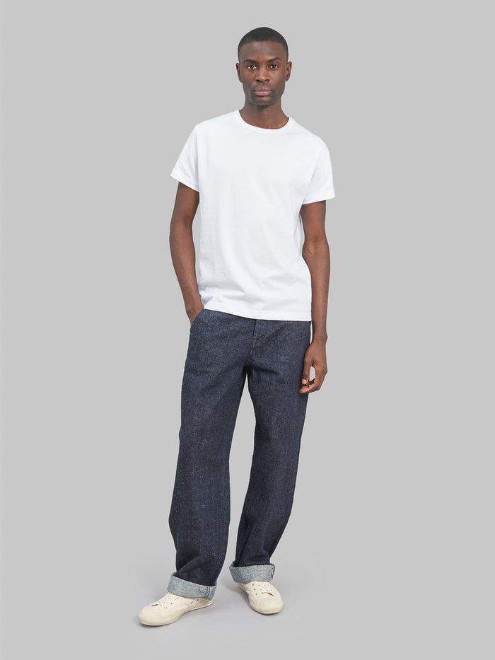 Samurai SJ48DP 15oz Otokogi Selvedge Denim Wide Chino Classic Straight look