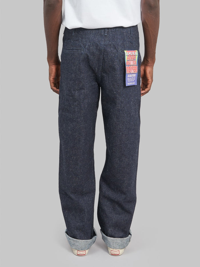 Samurai SJ48DP 15oz Otokogi Selvedge Denim Wide Chino Classic Straight back rise