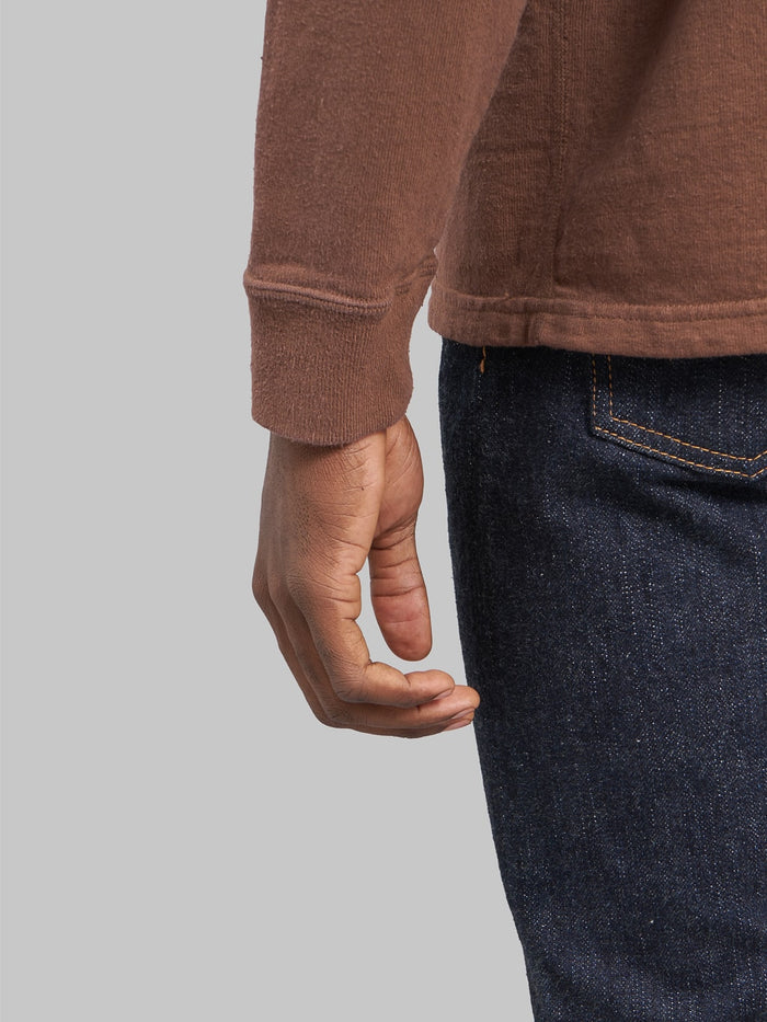 Samurai Jeans Japanese long sleeve tshirt dark cuff seams