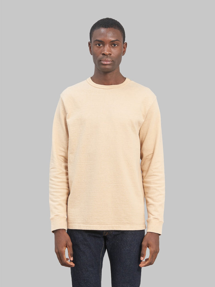 Samurai jeans japanese long sleeve tshirt kuri model front fit