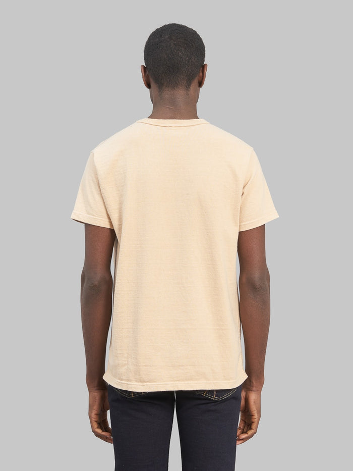 Samurai Jeans Japanese cotton crew tshirt kuri back