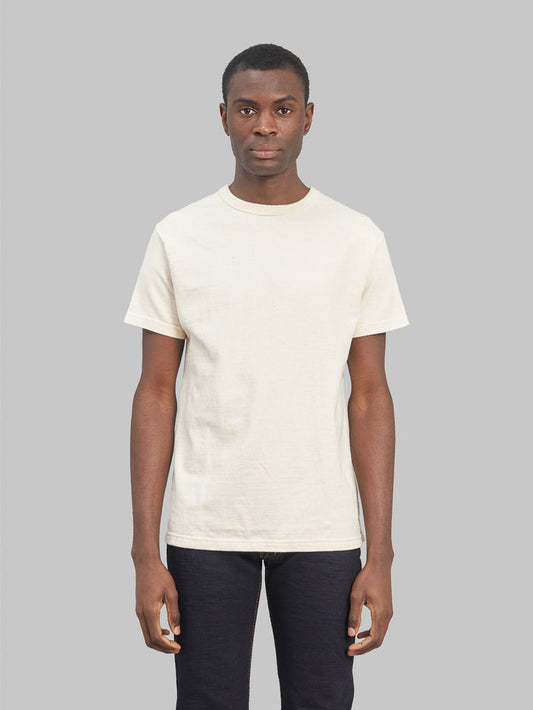 Samurai Jeans Japanese cotton crew t-shirt natural fit