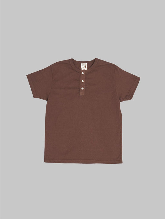 Samurai jeans japanese cotton henley tshirt kuri dark front view