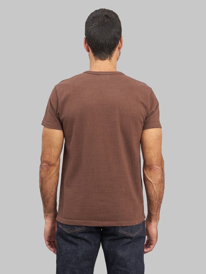 Samurai jeans japanese cotton henley tshirt kuri dark back fit