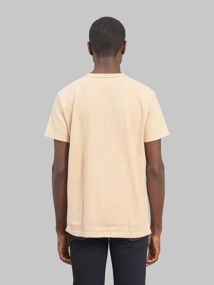 Samurai Jeans Japanese Cotton Henley t-shirt kuri back fit