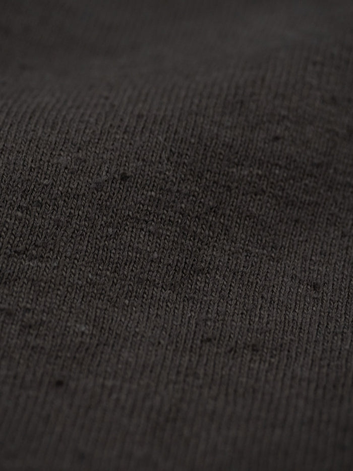 samurai jeans japanese cotton slub tshirt henley kuromame fabric