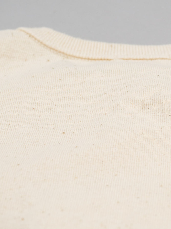 samurai jeans japanese cotton slub tshirt henley natural collar