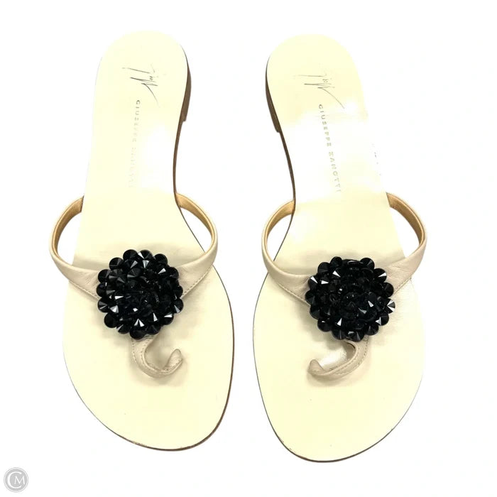 Sandals Designer By Giuseppe Zanotti In Tan, Size: 6.5