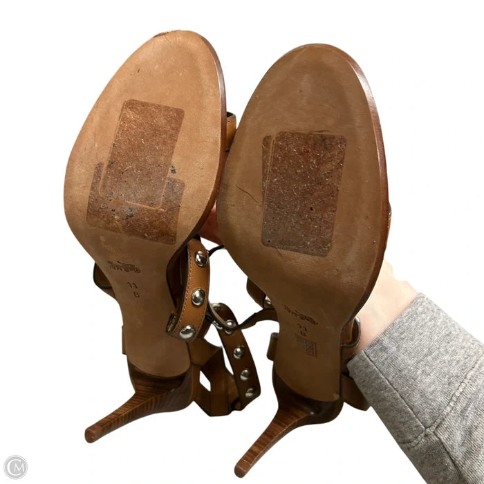 Sandals Designer By Coach In Brown, Size: 11