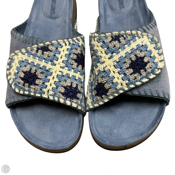 Sandals Flats By Muk Luks In Blue & White, Size: 9
