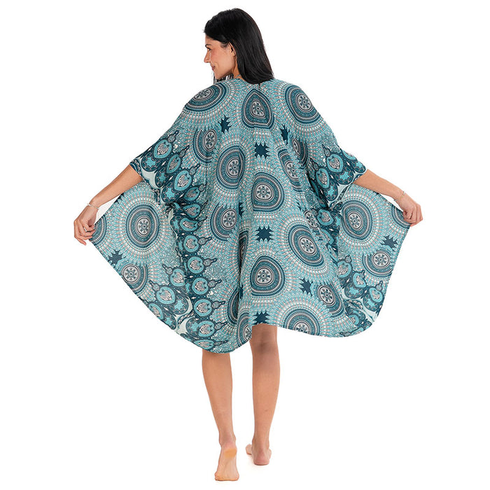 Sayulita Mandala Kimono, back