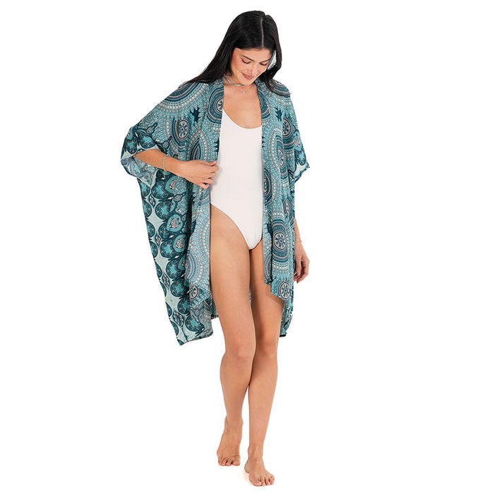 Sayulita Mandala Kimono, front