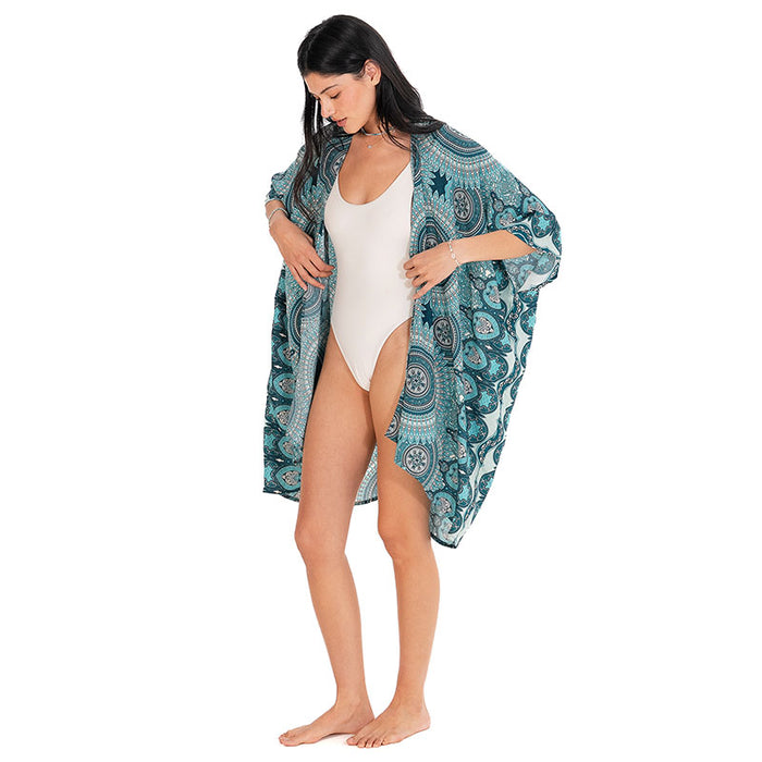 Sayulita Mandala Kimono, side