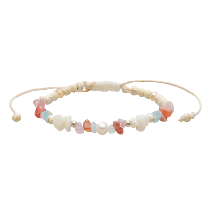 Seaside Kiss Seastone Bracelet, flat lay