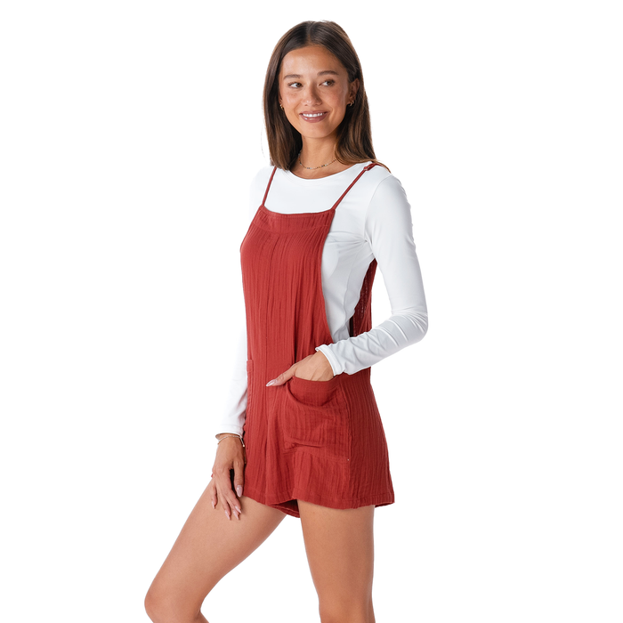 Seaside Spice Boardwalk Romper, side