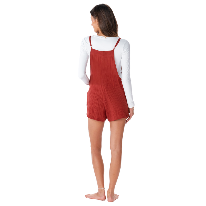 Seaside Spice Boardwalk Romper, back