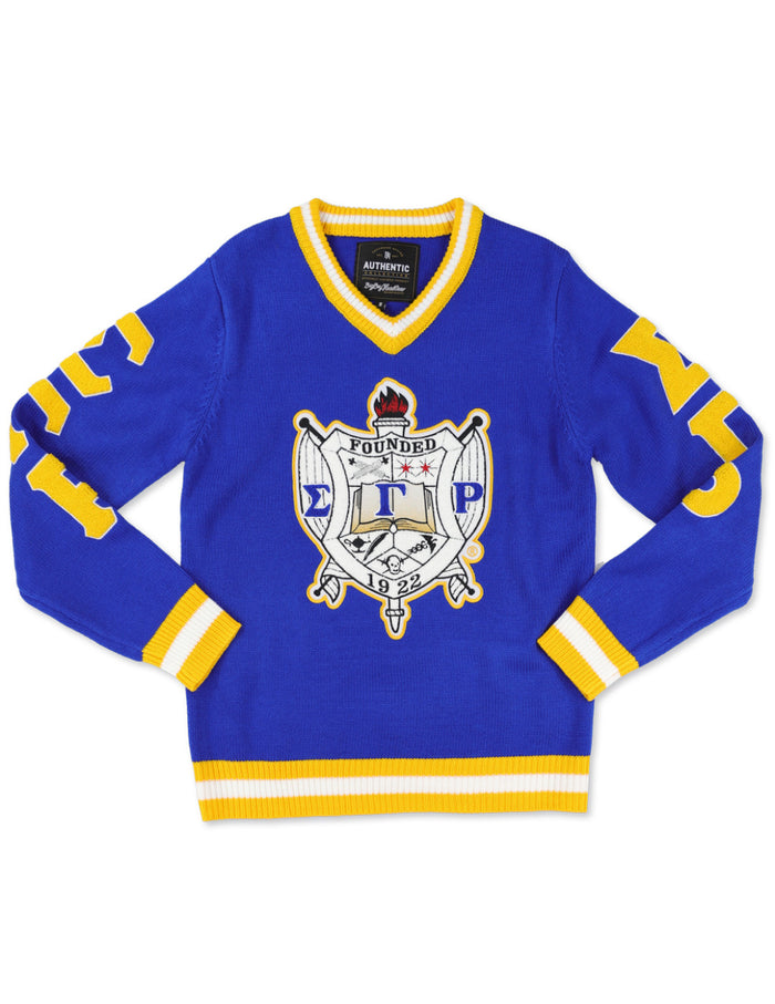 SGRho V-Neck Chenille Sweater