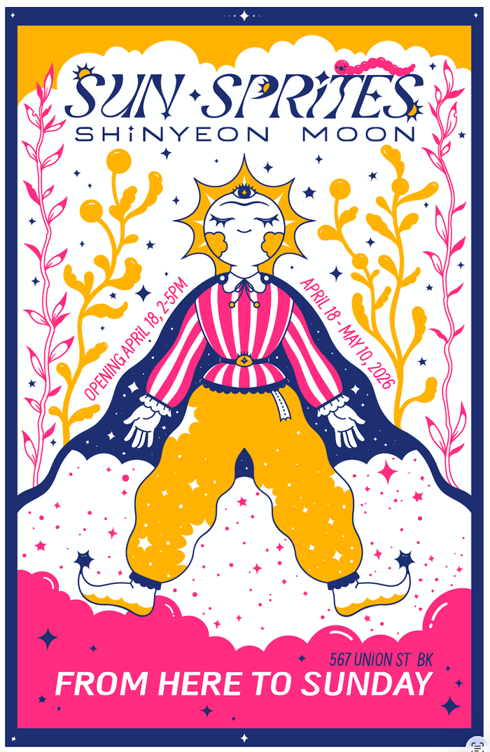 ShinYeon Moon: Sun Sprites Exhibition Poster