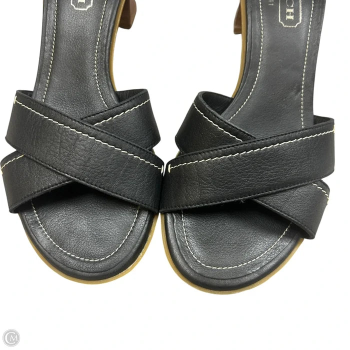 Shoes Designer By Coach In Black, Size: 6.5