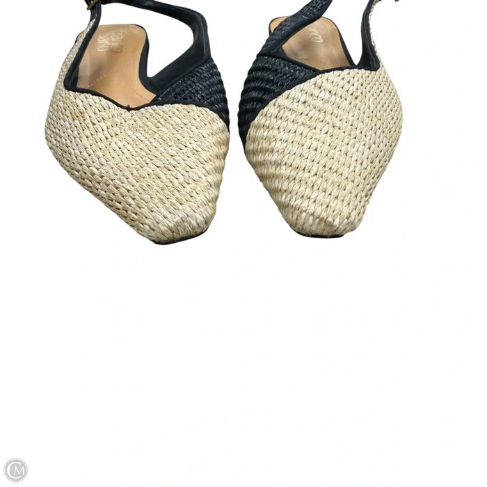 Shoes Flats By Franco Sarto In Black & Brown, Size: 7.5