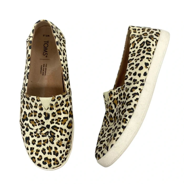 Shoes Flats By Toms In Leopard Print, Size: 7.5