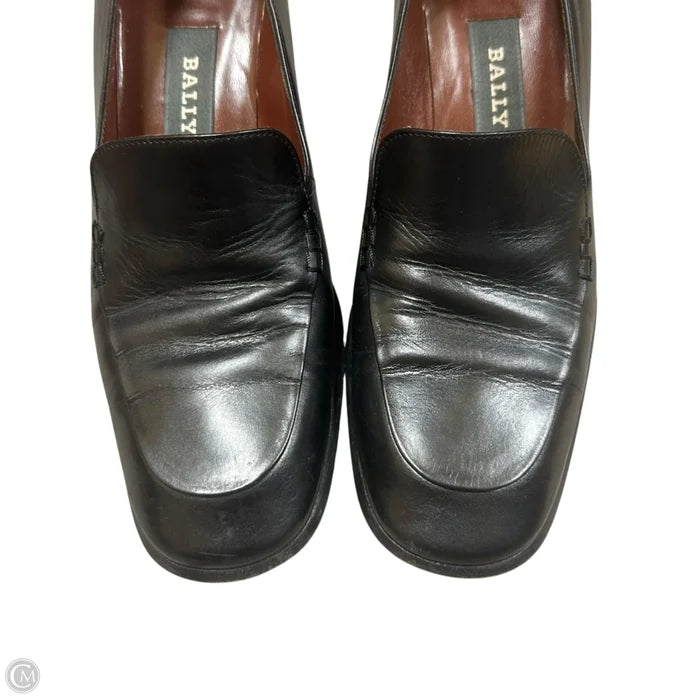 Shoes Heels Block By Bally In Black, Size: 5.5