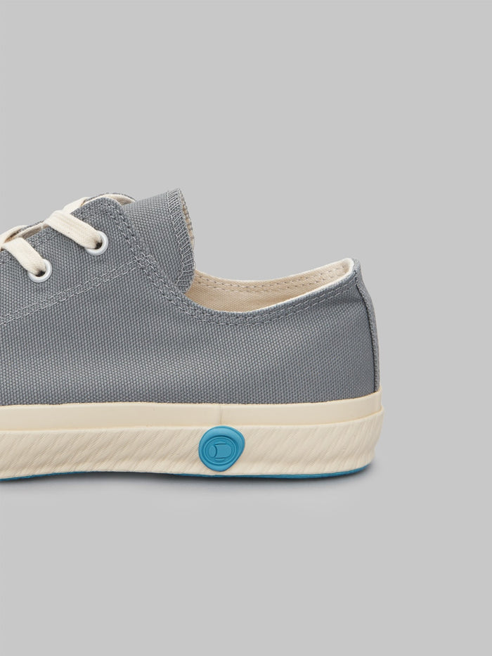 Shoes like pottery low grey sneakers brand logo stamped