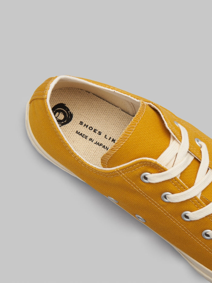 Shoes like pottery low mustard sneakers insole fabric