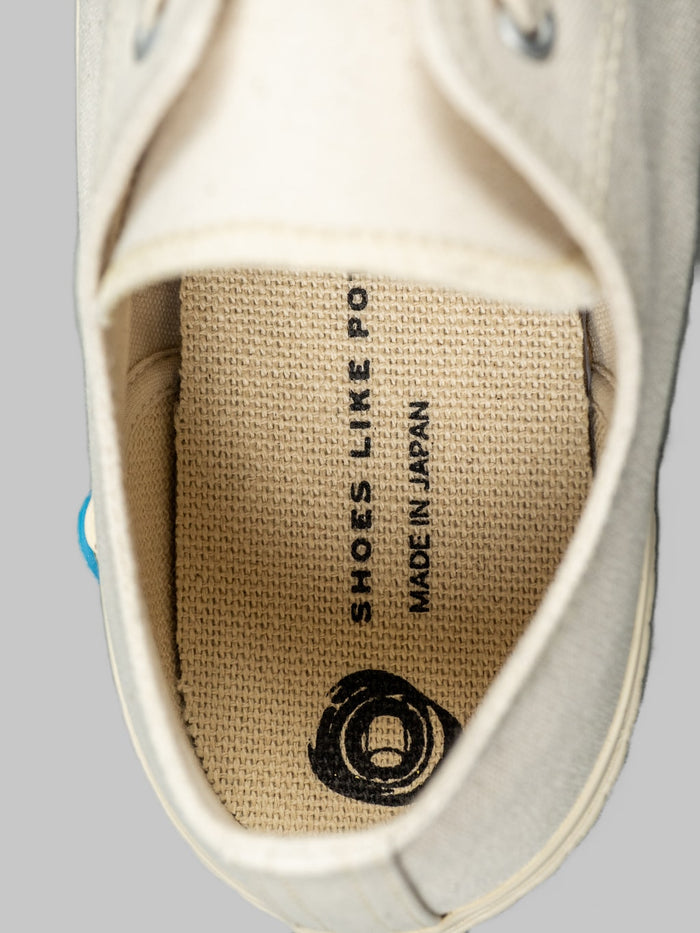 Shoes like pottery low white sneakers insole fabric
