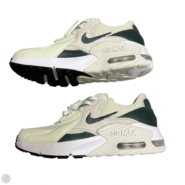 Shoes Sneakers By Nike In Cream & Green, Size: 6.5