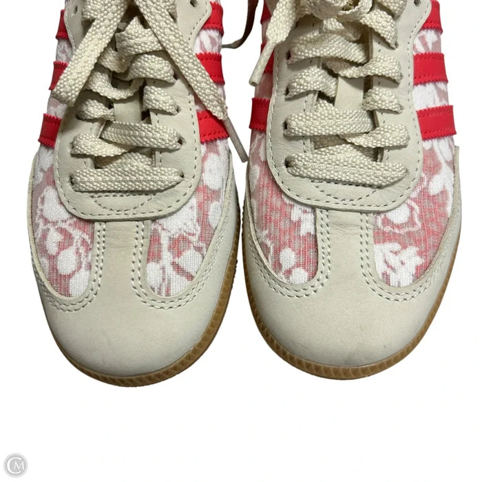 Shoes Sneakers By Adidas In Cream & Red, Size: 6