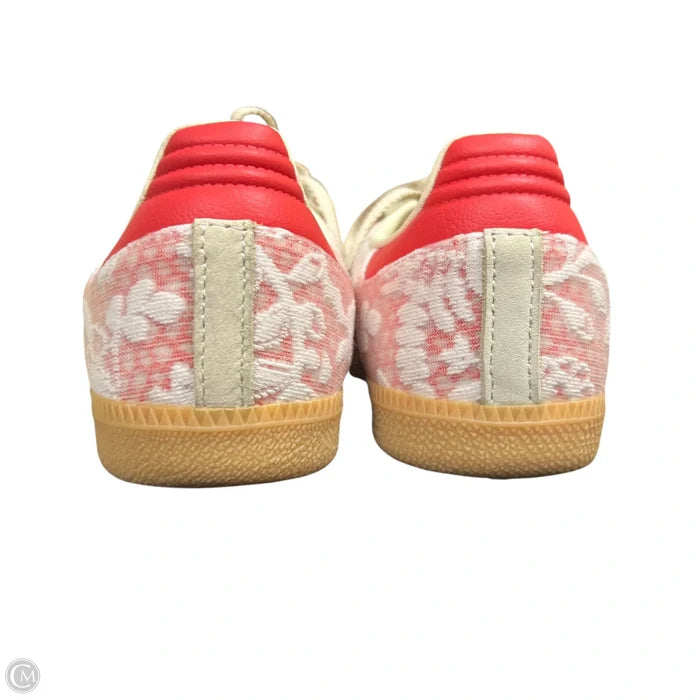 Shoes Sneakers By Adidas In Cream & Red, Size: 6