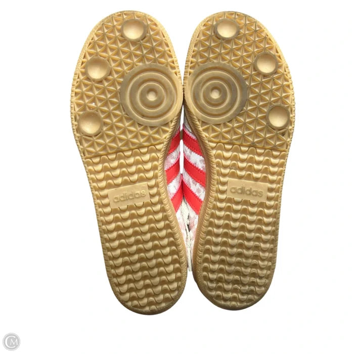 Shoes Sneakers By Adidas In Cream & Red, Size: 6