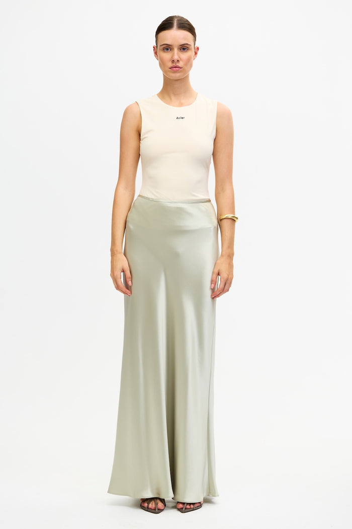 ACLER ONLINE AU SHORTGREEN MAXI SKIRT