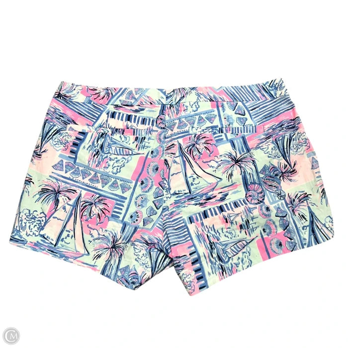 Shorts Designer By Lilly Pulitzer In Blue & Pink, Size: 4