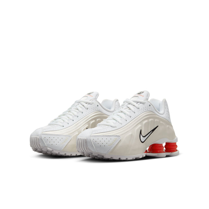 Shox R4 White Phantom Picante Red GS