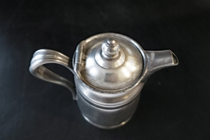 Silver Soldered Pitcher Good Samaritan Hospital Hotel Military RR Silver