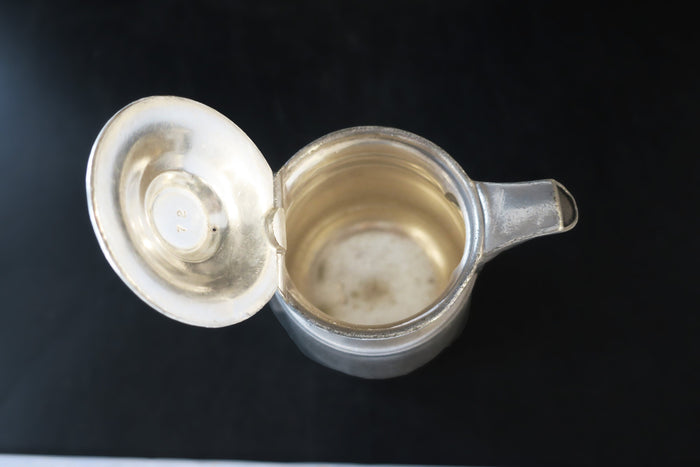 Silver Soldered Pitcher Good Samaritan Hospital Hotel Military RR Silver