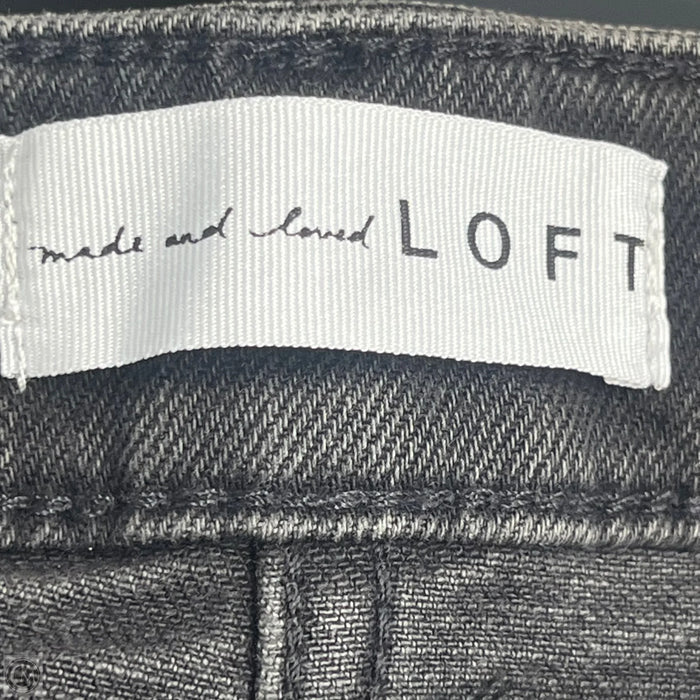 Skirt Maxi By Loft In Black Denim, Size: 14